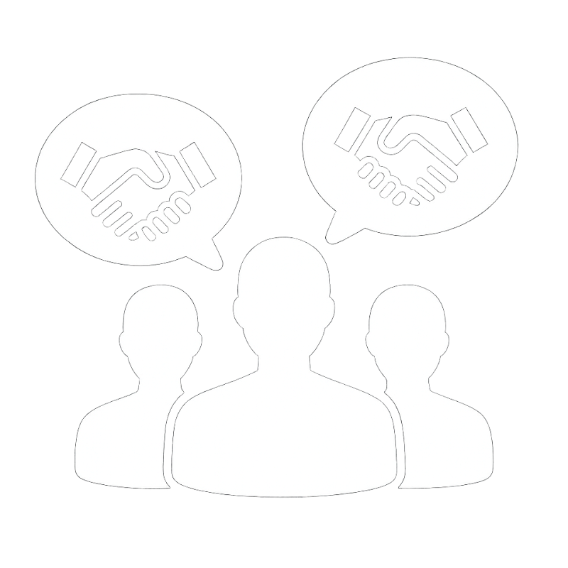 Dispute resolution with agents, brands, or clubs