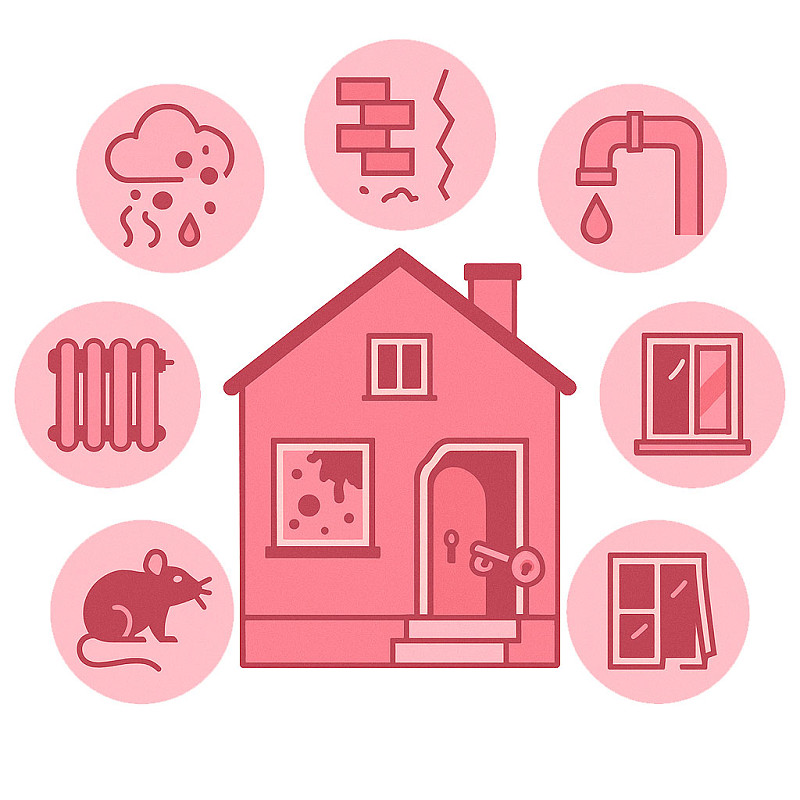 Common Housing Issues You Can Claim For